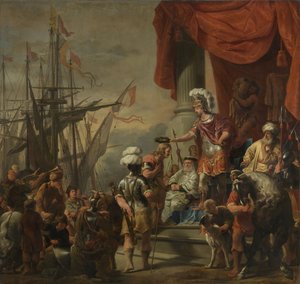 Énée à la cour de Latinus, c.1661-c.1664